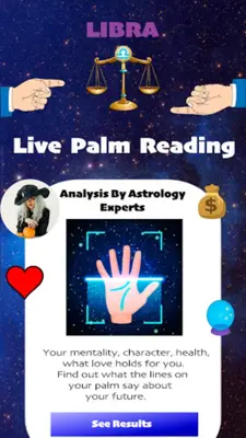 Palm Reader Master android App screenshot 1